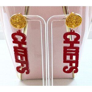 Kansas City Chiefs Acrylic Earrings